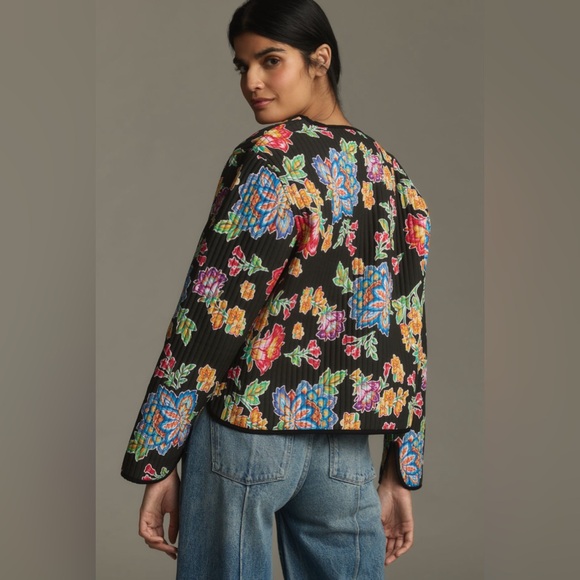 Anthropologie Quilted Reversible Jacket, XS/S NWT - Picture 3 of 9